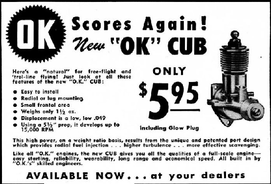 OK CUB advertisement
